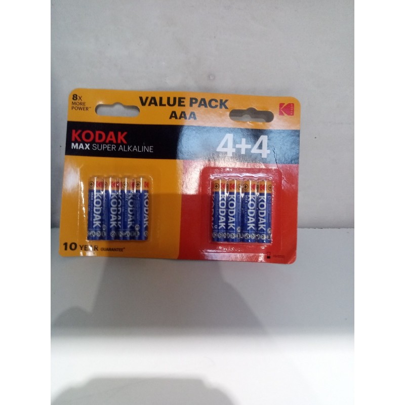 KODAK MAX SUPER6BATTERIE 8XAAA6ALCALINE 887930419894