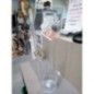 GRAND VASE EN VERRE CONIQUE