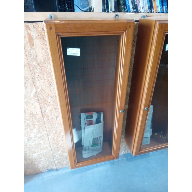 ARMOIRE MURALE EN BOIS VITREE