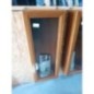 ARMOIRE MURALE EN BOIS VITREE
