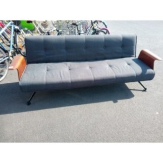 BANQUETTE LUXE TISSUS ET BOIS 2.10 