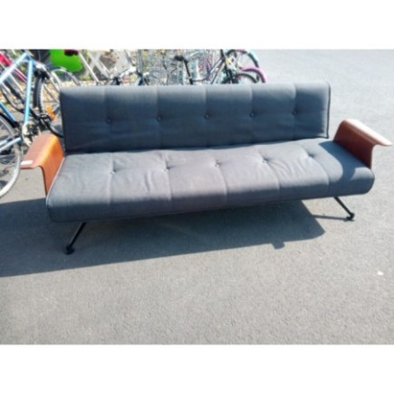 BANQUETTE LUXE TISSUS ET BOIS 2.10 