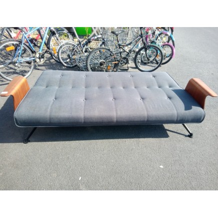 BANQUETTE LUXE TISSUS ET BOIS 2.10 
