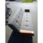 BANQUETTE LUXE TISSUS ET BOIS 2.10 