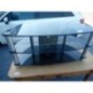 MEUBLE TELE VERRE ALU 105 X 45 X 51