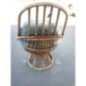 FAUTEUIL EN ROTIN AVEC APPUI-TETE