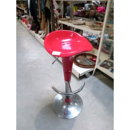 TABOURET ROUGE 