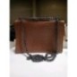 SAC A MAIN CUIR BEIGE ECIALLE BOUCLE DRAGON