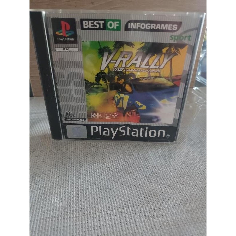 PS1 JEU. RARE RETRO. V RALLY