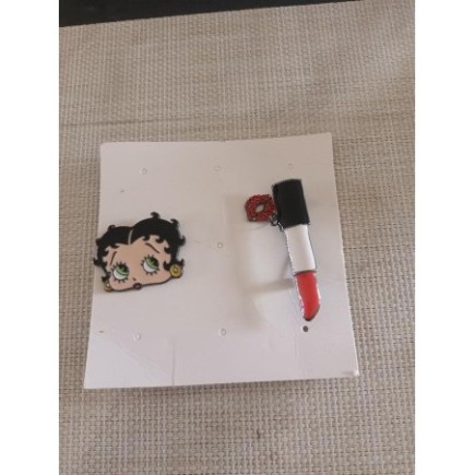 PIN'S BETTY BOOP AVEC ROUGE A LEVRE 