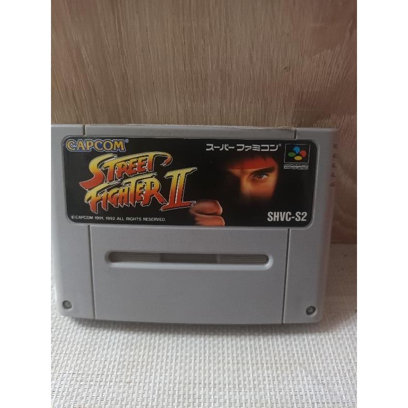 JEU RARE SUPER NINTENDO JAPONAIS STREET FIGHTER 2