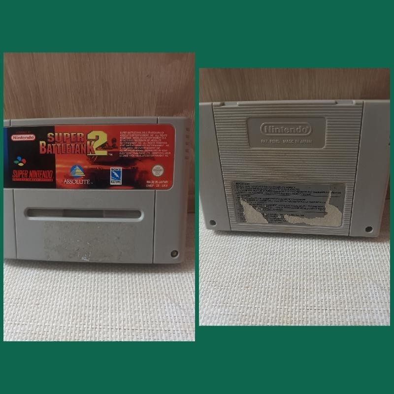 JEU RARE RETRO SUPER NINTENDO SUPER BATTLE TANK 2 
