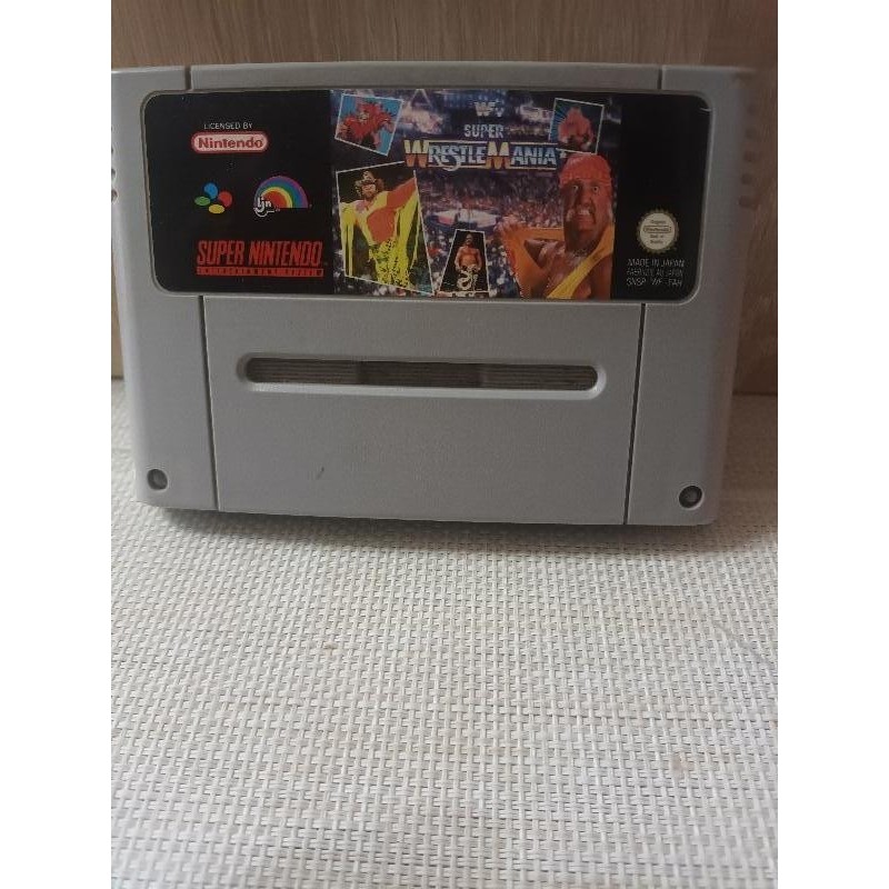 JEU RARE RETRO SUPER NINTENDO WRESTLEMANIA
