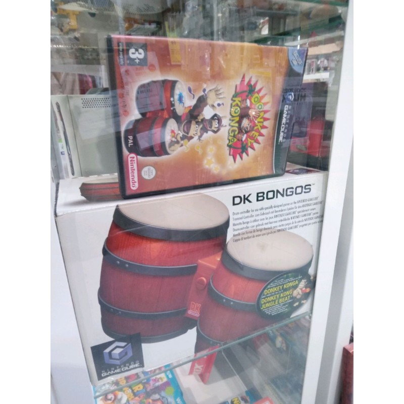 DONKEY KONG EN BOITE AVEC JEU AVEC BONGOS SUR GAME CUBE