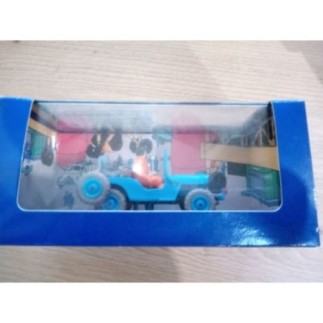 VOITURE TINTIN COLLECTION JEEP OBJECTIF LUNE