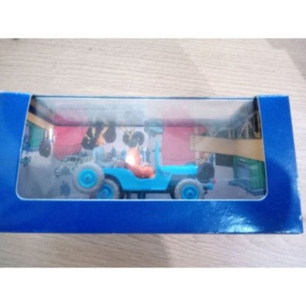 VOITURE TINTIN COLLECTION JEEP OBJECTIF LUNE