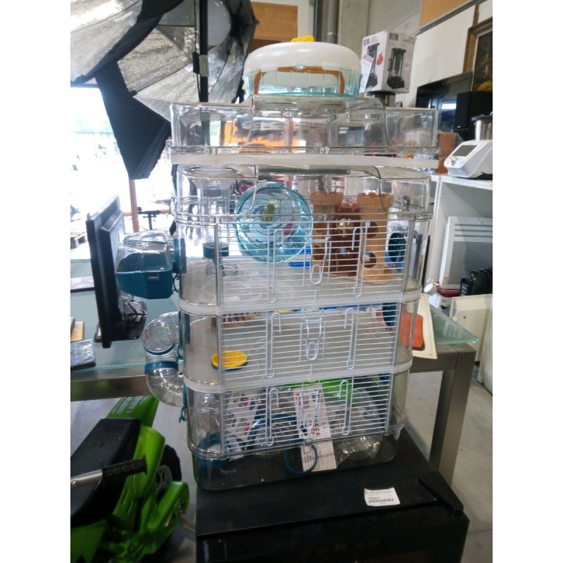 CAGE COMPLETE + JEU + ROUE HAMSTER