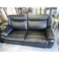 CANAPE CUIR NOIR INCLINABLE