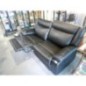 CANAPE CUIR NOIR INCLINABLE