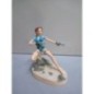 FIGURINE TOMB RAIDER  ACCROUPIE