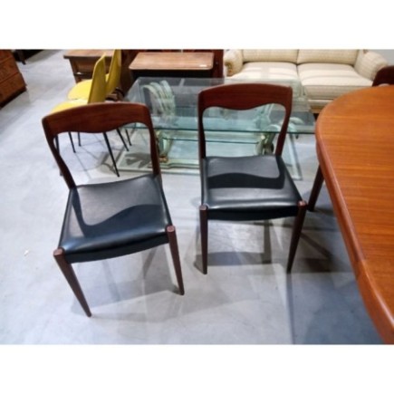 TABLE TECK( AVEC RALLONGE)+6CHAISE EN TECK