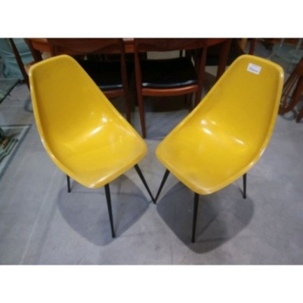 PAIRE CHAISE VINTAGE 