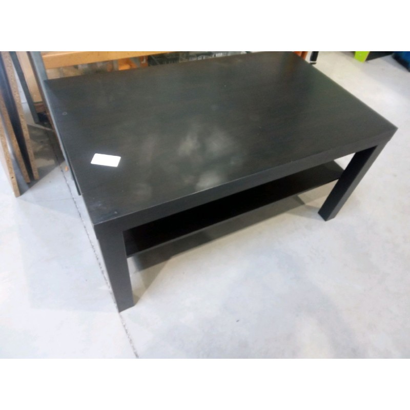TABLE BASSE NOIRE 90X55X45