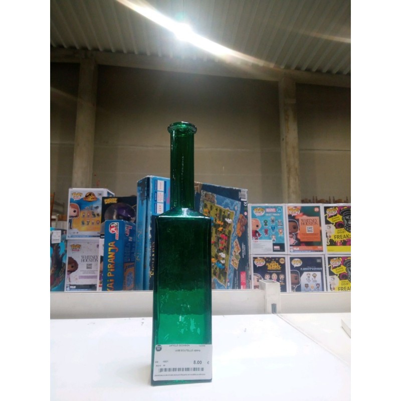  VASE BOUTEILLE VERTE