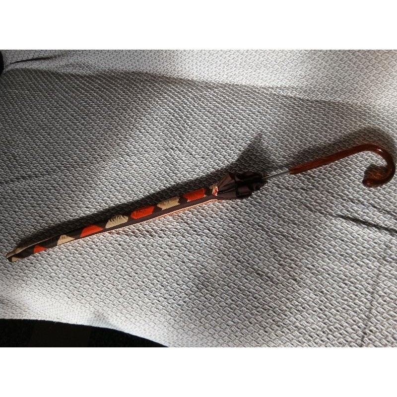 ANCIEN PARAPLUIE + HOUSSE MANCHE ORANGE