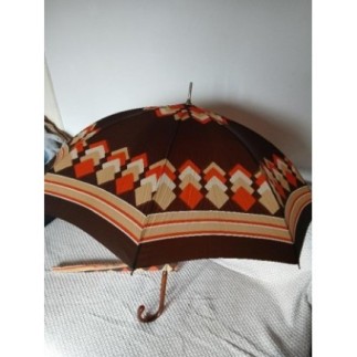 ANCIEN PARAPLUIE + HOUSSE MANCHE ORANGE