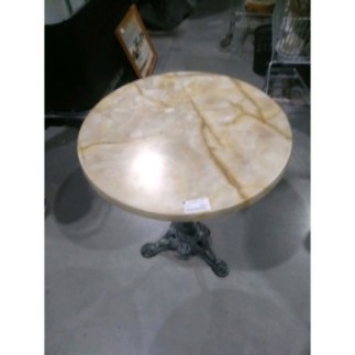 TABLE BISTROT PIED FONTE