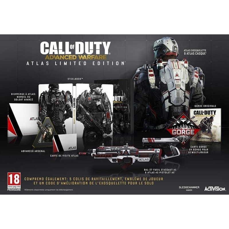 CALL OF DUTY : ADVANCED WARFARE ATLAS LIMITED EDITION