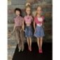 LOT 3 BARBIES MATTEL 
