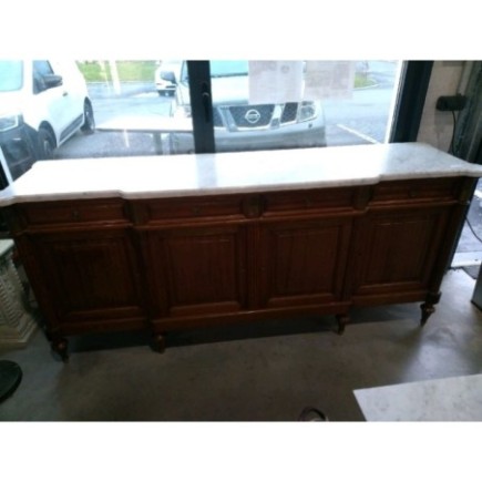 MEUBLE AVEC PLAQUE DE MARBRE