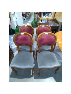 LOT 4 CHAISE EN MERISIER 