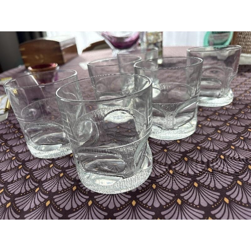 6 VERRES VINTAGE