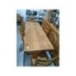 TABLE EN CHENE MASSIF + 6 CHAISE 