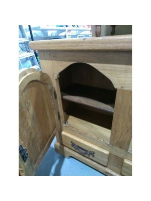 MEUBLE CHENE MASSIF  2 PORTES 