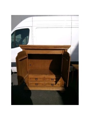 MEUBLE 2 PORTES + TIROIRS 