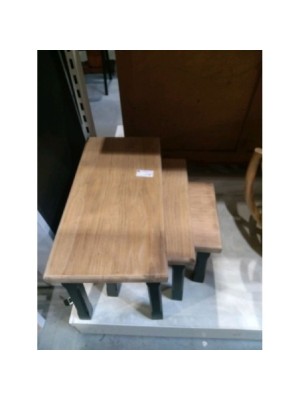 TABLE GIGOGNE RELOOKE BRUTALISTE