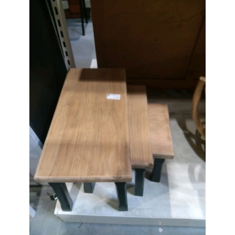 TABLE GIGOGNE RELOOKE BRUTALISTE