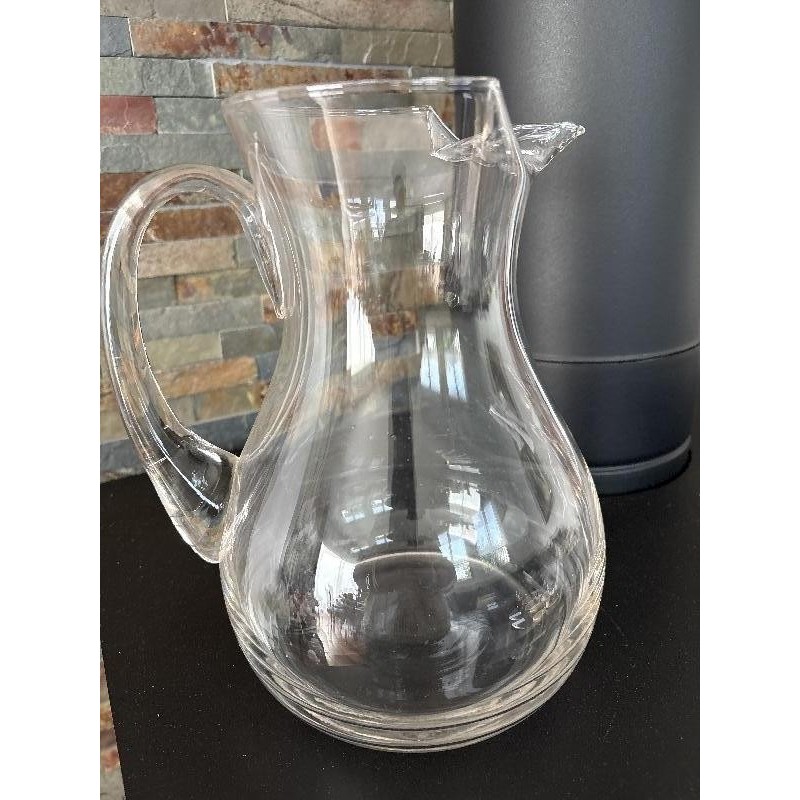 TRES GRAND PICHET EN VERRE