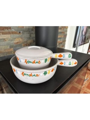 LE CREUSET 2 POELONS A FONDUE