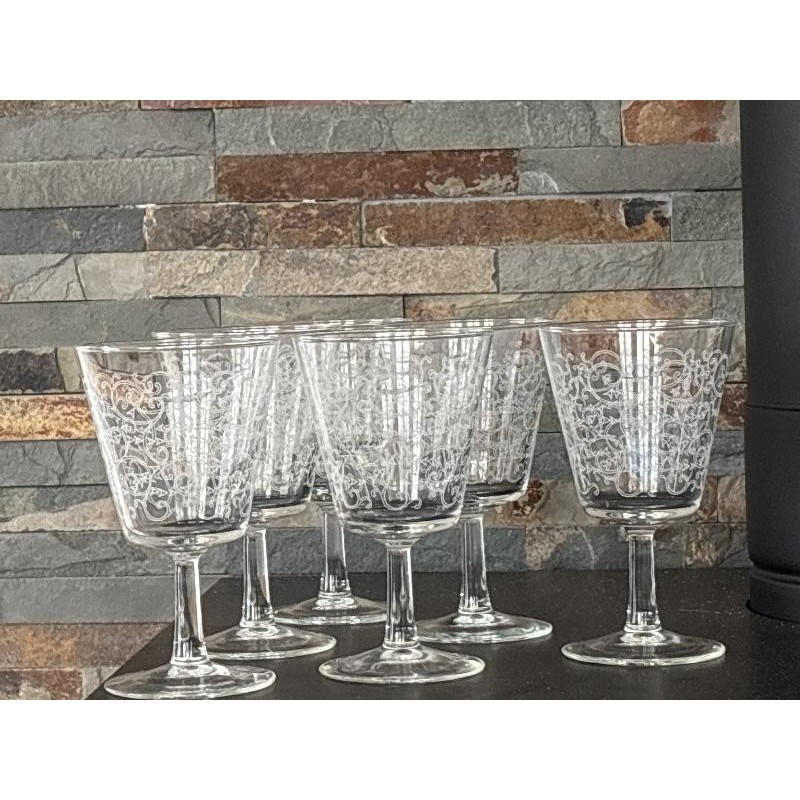 13 GRAND VERRES DECORES