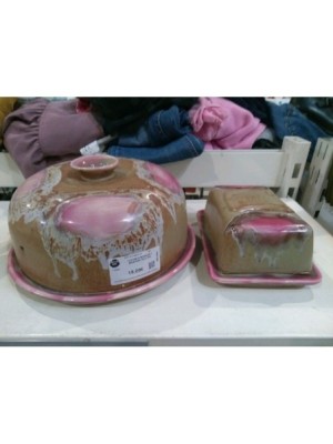 CLOCHE A FROMAGE + BEURRIER VALAURIS