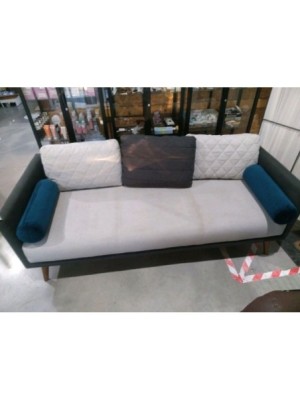 CANAPE 3 PLACES TISSUS