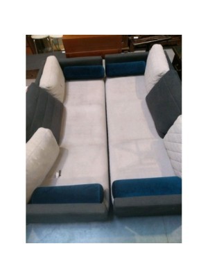 CANAPE 3 PLACES TISSUS