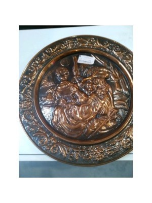 ASSIETTE CUIVRE SCENE