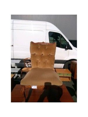 CHAISE ANCIENNE VELOUR 