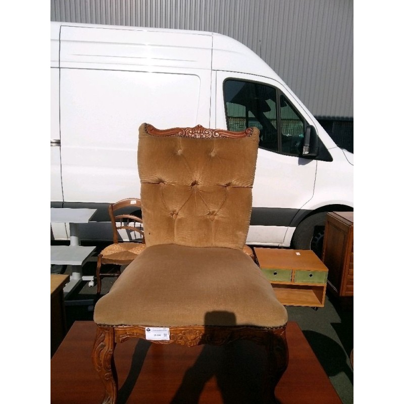 CHAISE ANCIENNE VELOUR 